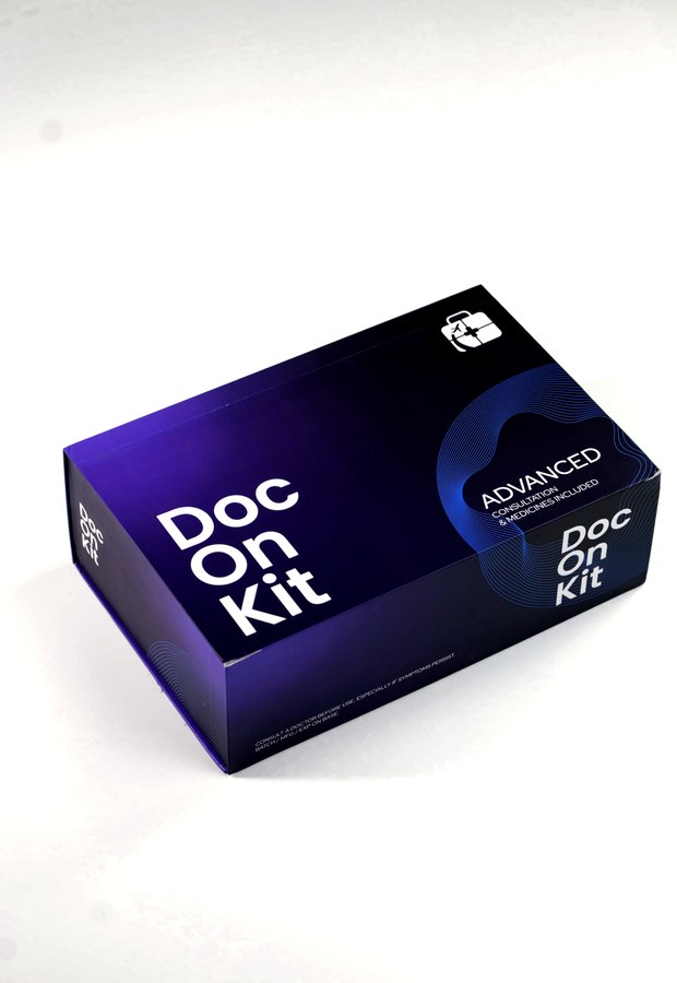 DocOnKit Travel Healthcare Kit presentation box, closed